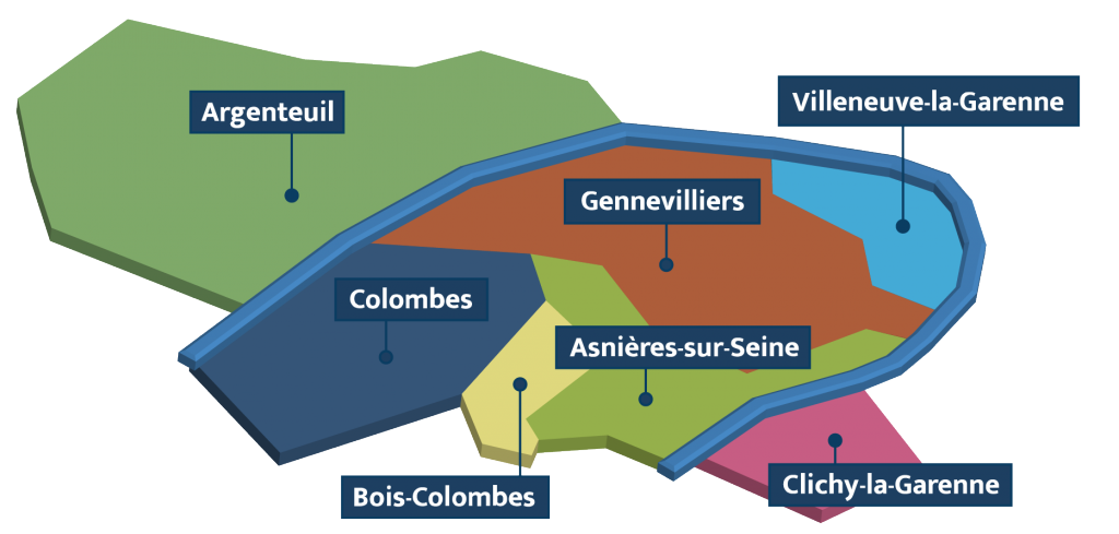 7 communes de l'EPT Boucle Nord de Seine