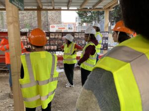 Visite de chantier au féminin menée avec Bouygues Bâtiment Ile-de-France et France Travail